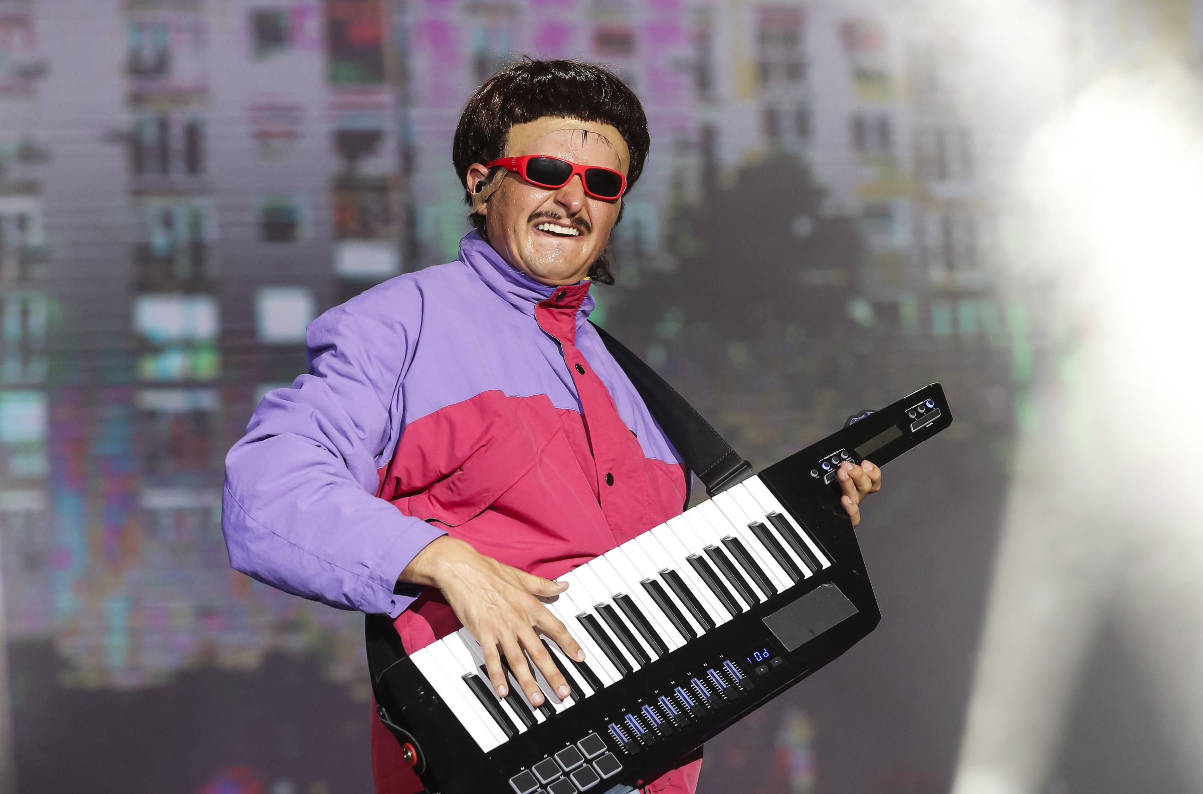 Oliver Tree performs during the Exit Festival 2024 at Petrovaradin Fortress on July 11 in Novi Sad, Serbia. | Source: Getty Images