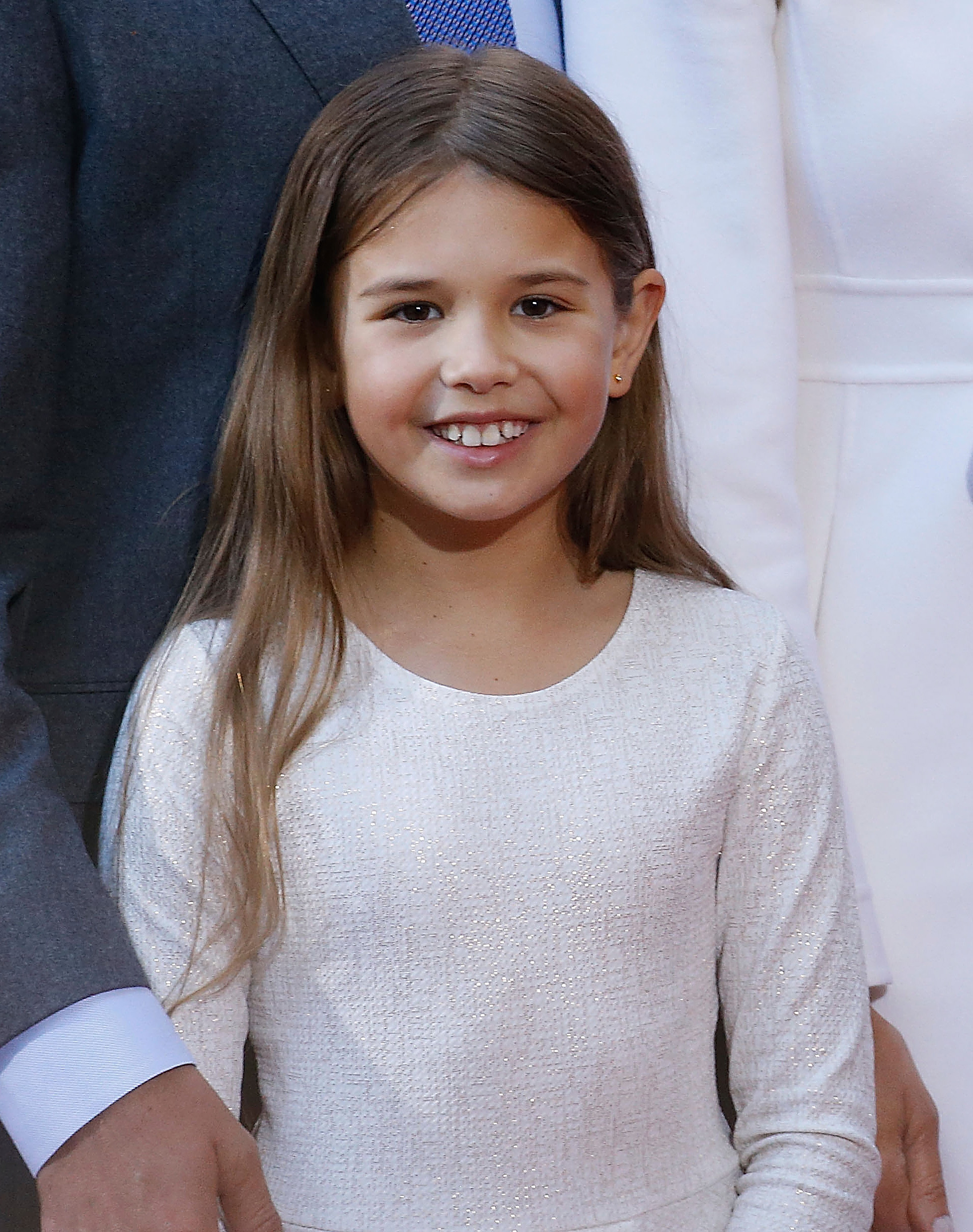 As she was taken on more outings, her hair appeared darker at the roots and lighter at the tips. At this event, she attended NBC's "Today" Trump Town Hall at Rockefeller Plaza on April 21, 2016, in New York City, New York.