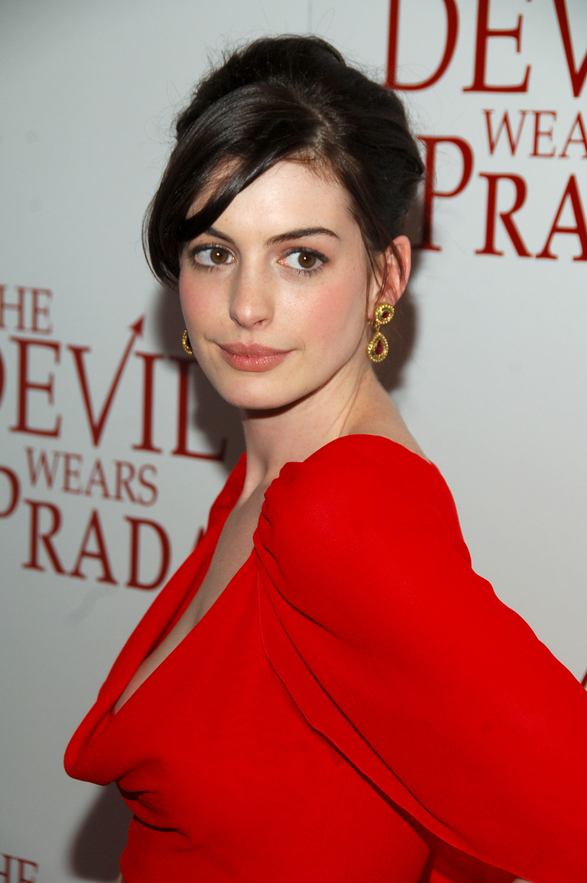 Anne Hathaway na nowojorskiej premierze filmu