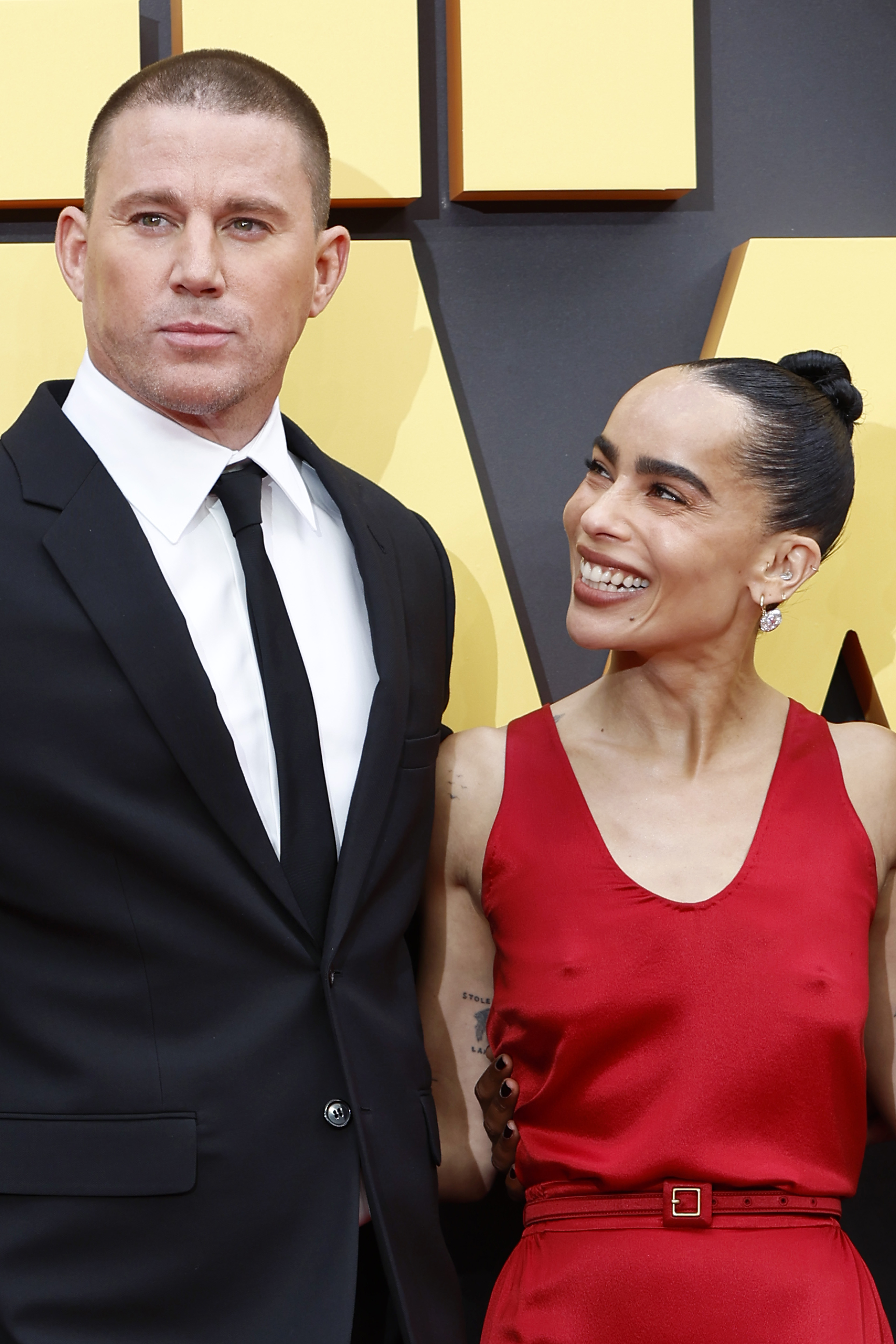 Channing Tatum i Zoë Kravitz na europejskiej premierze filmu
