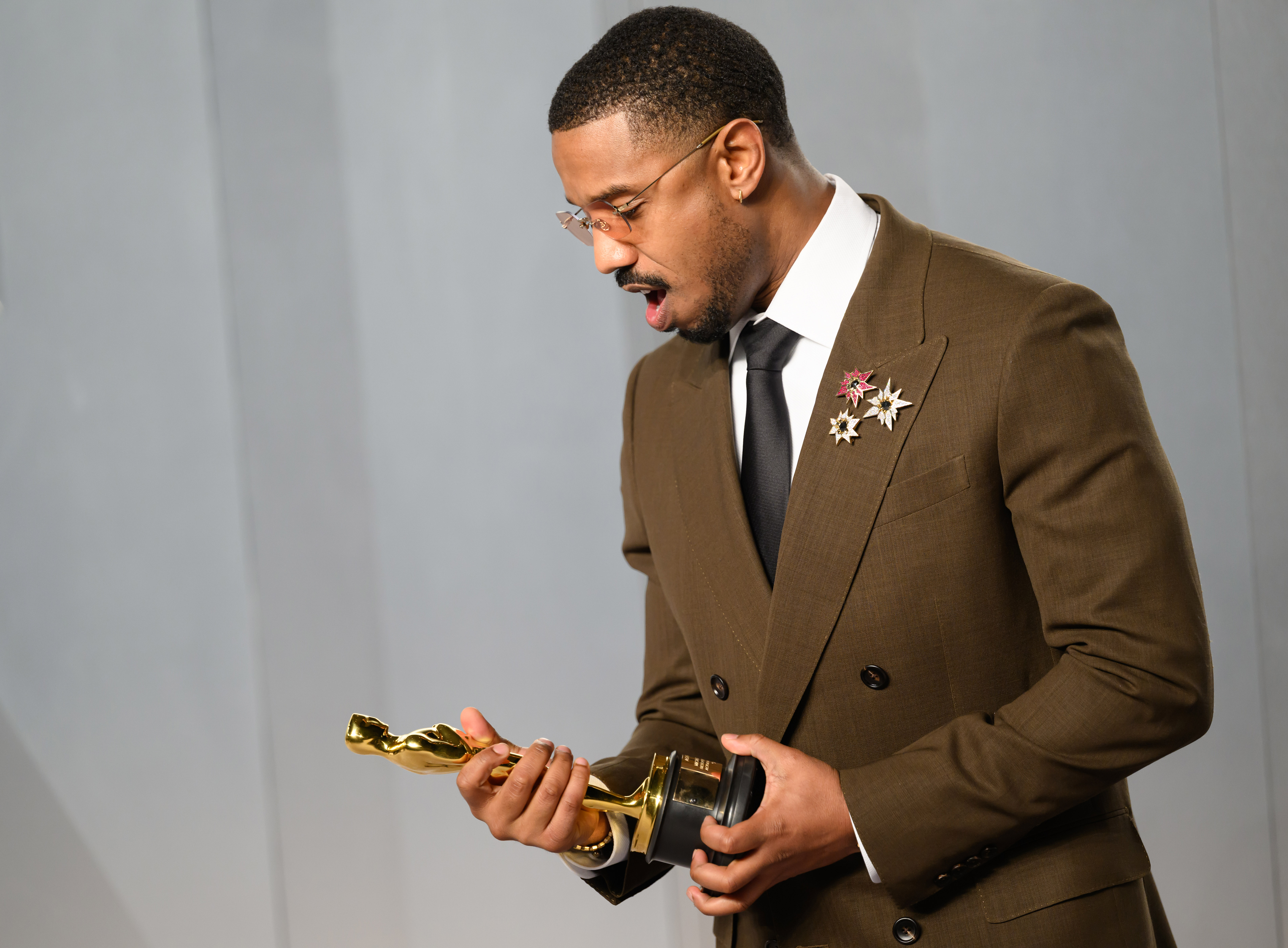 Michael B. Jordan uczestniczy w 2026 Vanity Fair Oscar Party, którego gospodarzem jest Mark Guiducci w Los Angeles County Museum of Art 15 marca 2026 roku w Los Angeles w Kalifornii. | Źródło: Getty Images