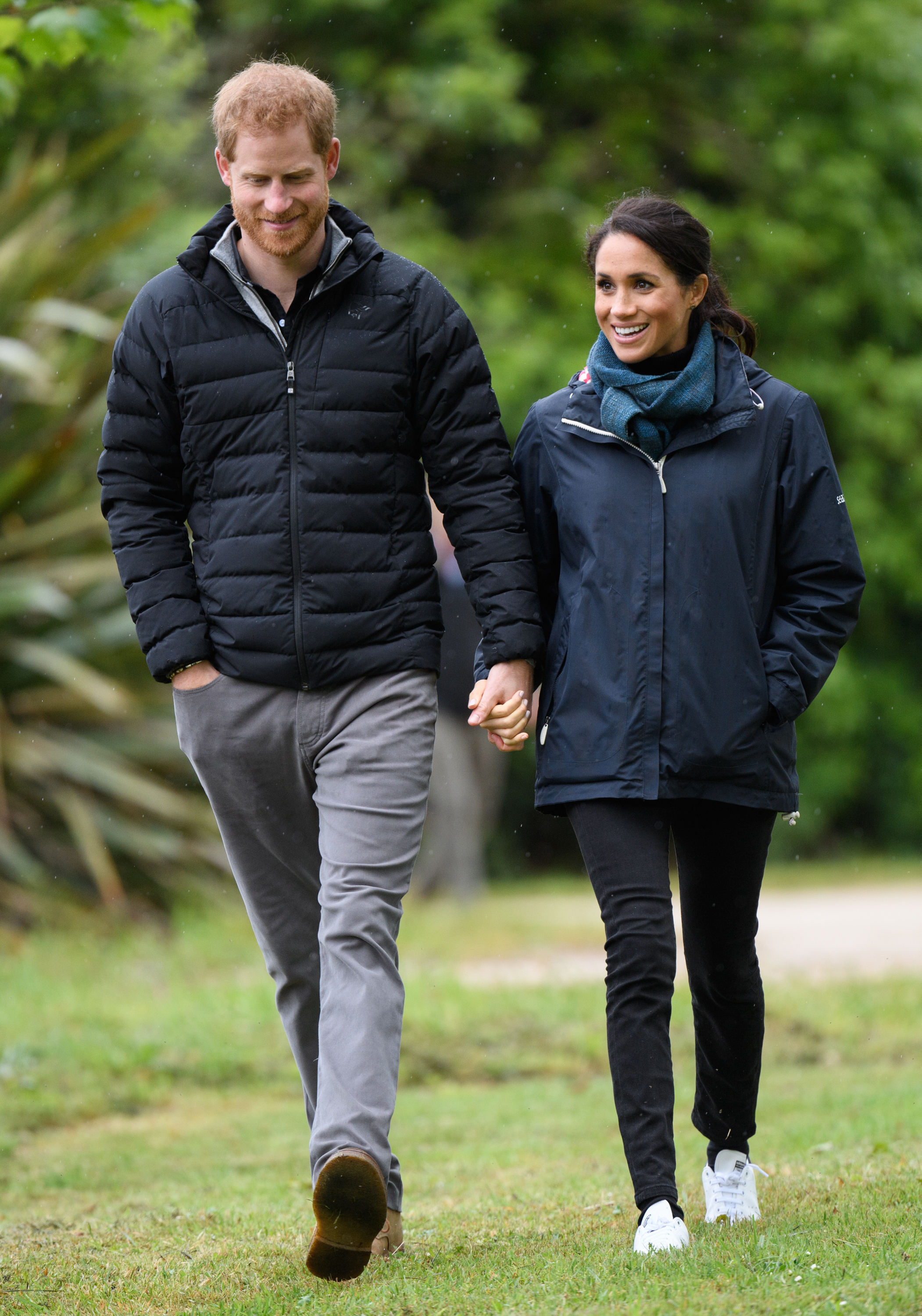 Prince Harry, Duke of Sussex and Meghan, Duchess of Sussex visit Abel Tasman National Park, which sits at the north-Eastern tip of the South Island, to visit some of the conservation initiatives managed by the Department of Conservation on October 29, 2018 in Wellington, New Zealand. | Source: Getty Images