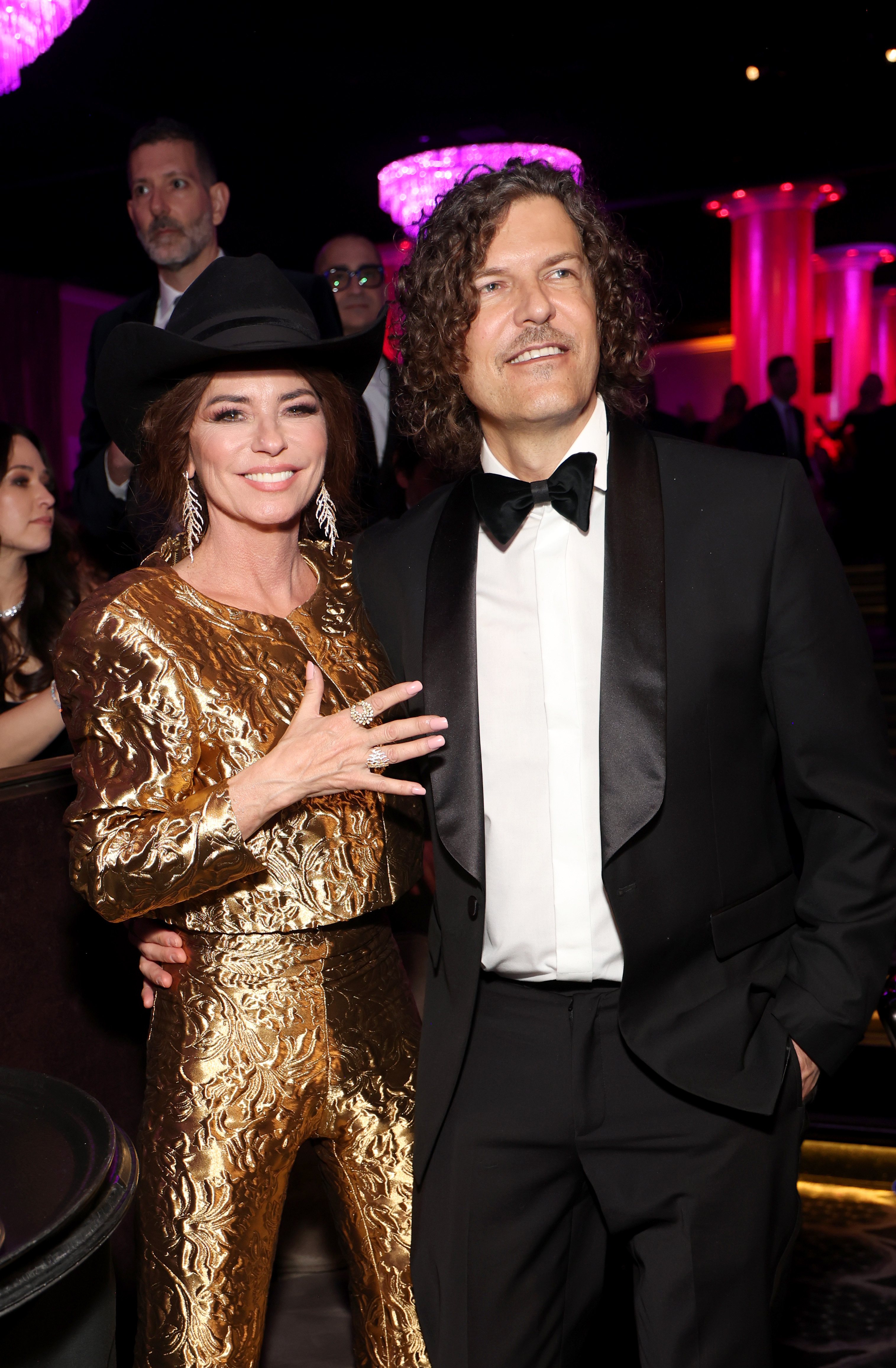 Shania Twain and Frédéric Thiébaud attend the Pre-GRAMMY Gala & GRAMMY Salute to Industry Icons Honoring Jon Platt at The Beverly Hilton on February 3, 2024 in Los Angeles, California. | Source: Getty Images