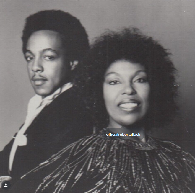 The late singer also collaborated with equally influential women throughout his career, including the legendary Roberta Flack, who passed away last year. In this photo, he posed with the icon for a vintage portrait that was shared to social media on January 28, 2025 | Source: Instagram/peabobryson2