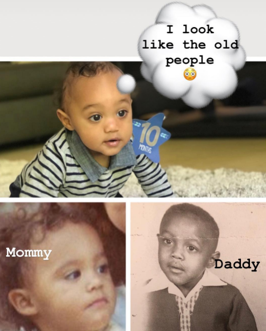 Robert Bryson was the spitting image of Peabo Bryson as an infant. On this occasion, he shared a collage comparing baby pictures of himself, his son, and Tanya Boniface to social media on November 3, 2018 | Source: Instagram/peabobryson2