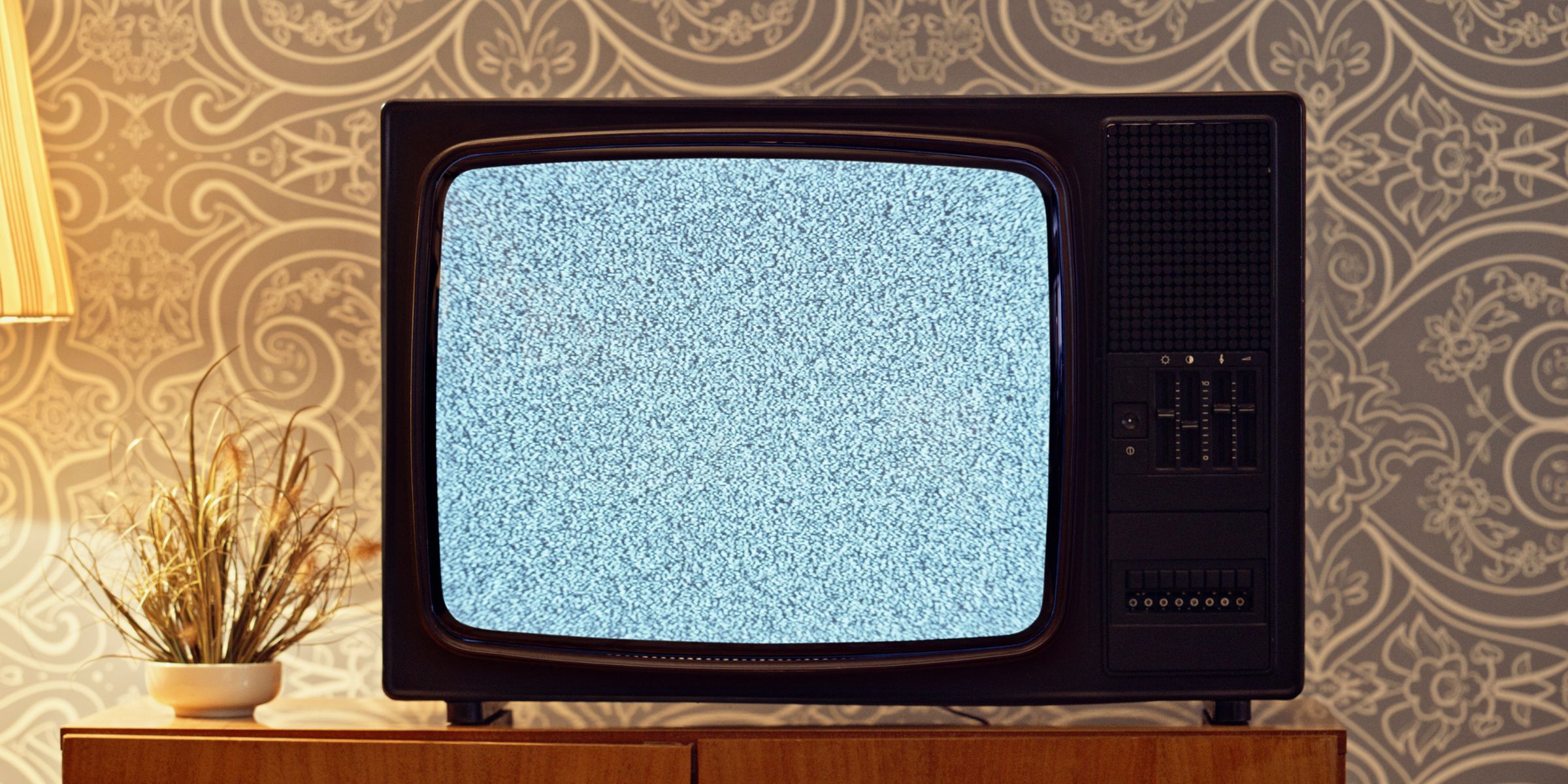 A retro black television displaying white static noise | Source: Getty Images