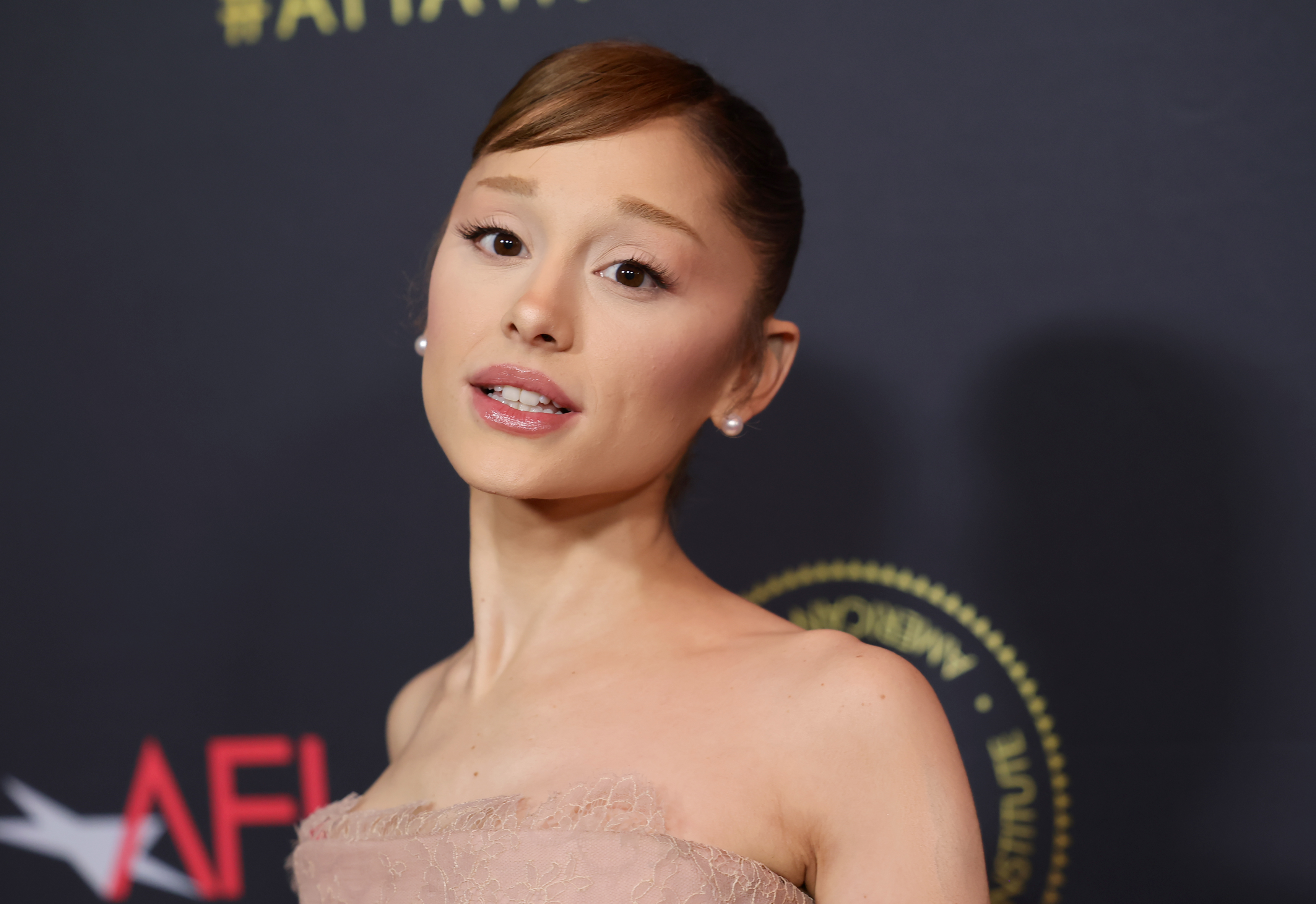 Ariana Grande attends the AFI Awards Luncheon at the Four Seasons Hotel Los Angeles at Beverly Hills on January 9, 2026 in Los Angeles, California. | Source: Getty Images