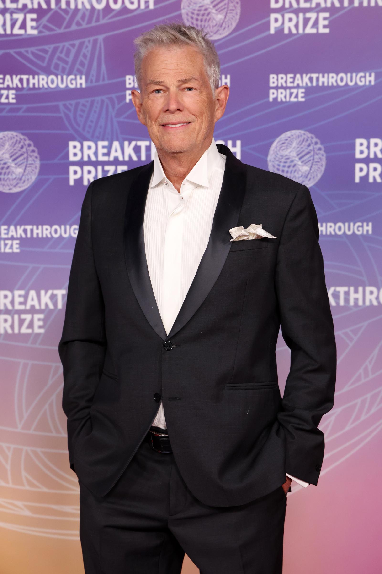 David Foster attends the 12th Breakthrough Prize Ceremony at Barker Hangar on April 18, 2026 in Santa Monica, California. | Source: Getty Images