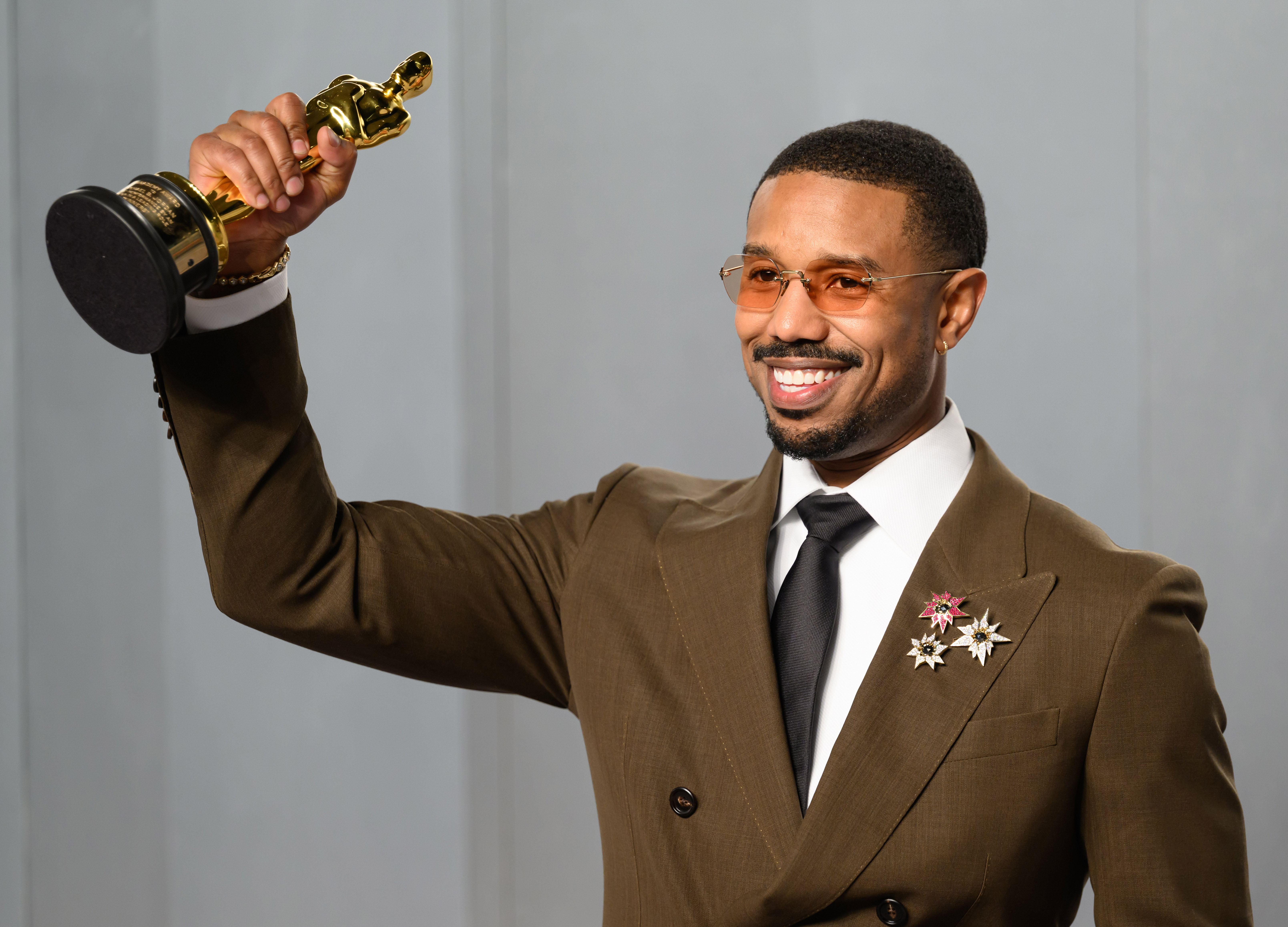 Michael B. Jordan uczestniczy w 2026 Vanity Fair Oscar Party, którego gospodarzem jest Mark Guiducci w Los Angeles County Museum of Art 15 marca 2026 roku w Los Angeles w Kalifornii. | Źródło: Getty Images