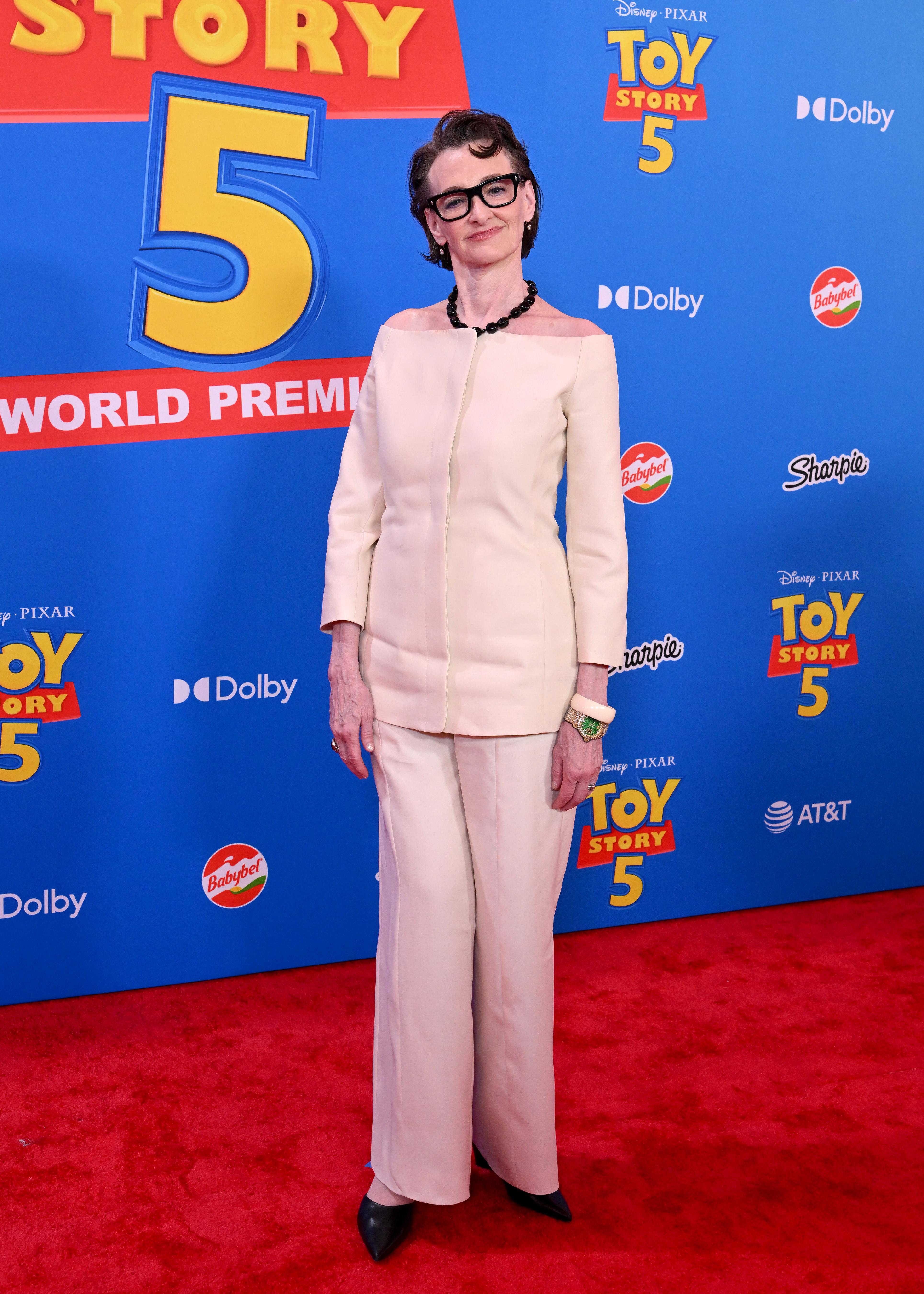 Joan Cusack attends Disney and Pixar's "Toy Story 5" premiere at the Dolby Theatre on June 9, 2026 in Los Angeles, California. | Source: Getty Images