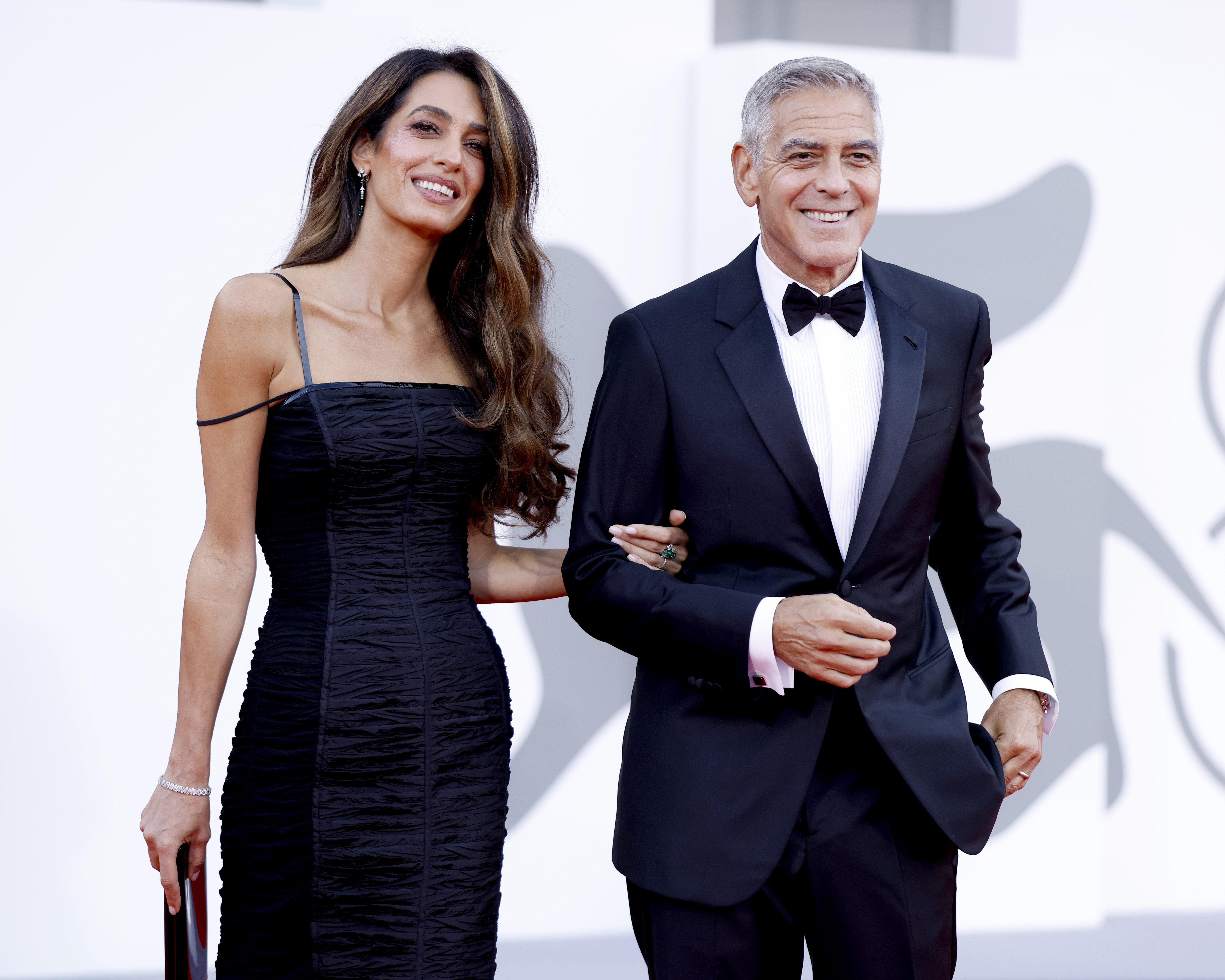 George Clooney and Amal Clooney attend the "Ink" Screening and 2026 Opening Red Carpet during the 83rd Venice International Film Festival at Sala Grande on September 2 in Venice, Italy. | Source: Getty Images