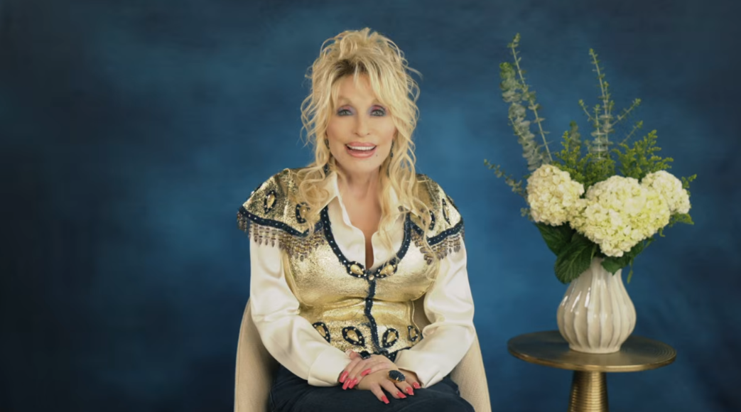 A screengrab of Dolly Parton's acceptance speech video, shared on September 17, 2026. | Source: YouTube/Chris Willman