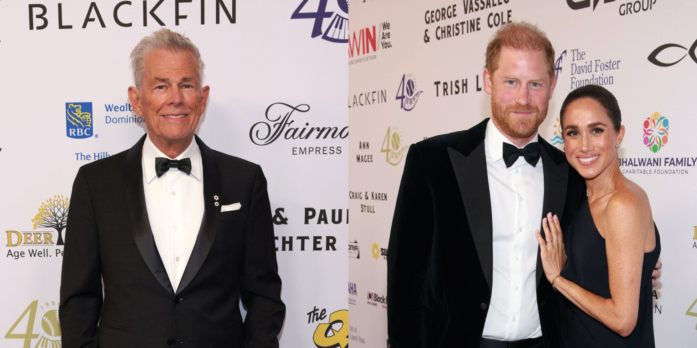 David Foster | Prince Harry and Meghan Markle | Source: Getty Images