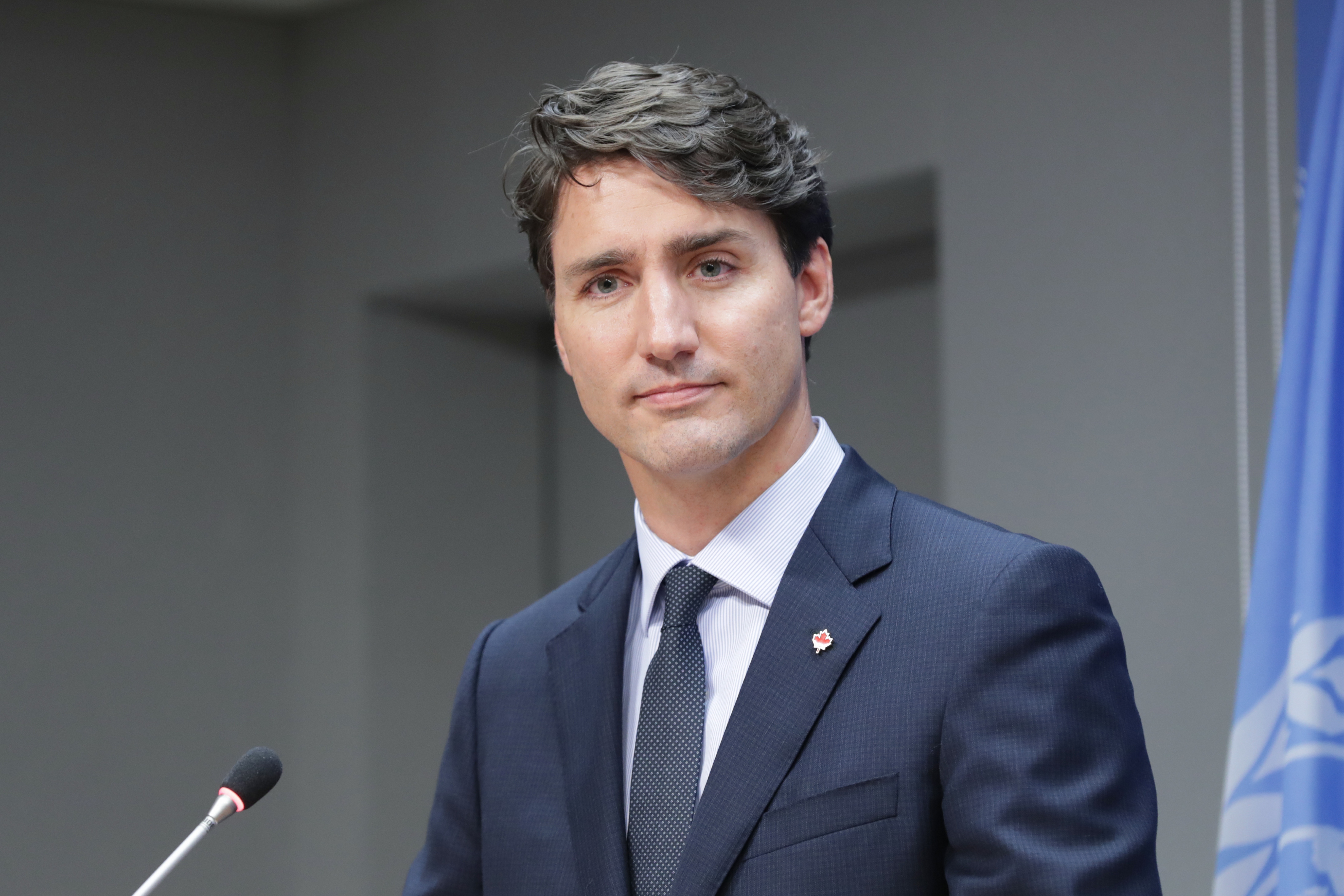 Netizens believed Barron Trump looked like Justin Trudeau. In this photo, the then-Prime Minister of Canada posed at the United Nations headquarters on September 21, 2017, in New York City, New York. | Source: Getty Images