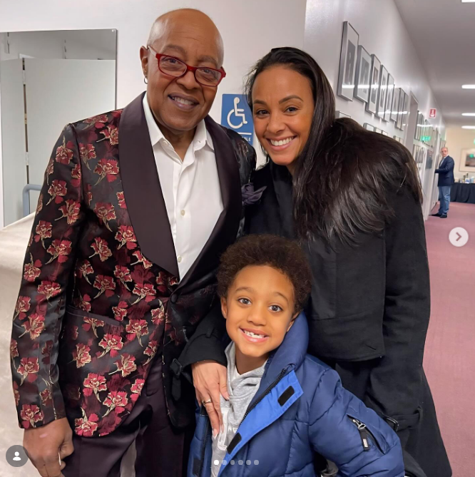 The love and support they shared extended to his musical career as they joined him on the road. On this occasion, they posed backstage at the Colors of Christmas Tour on December 4, 2024 | Source: Instagram/tanybyrson411