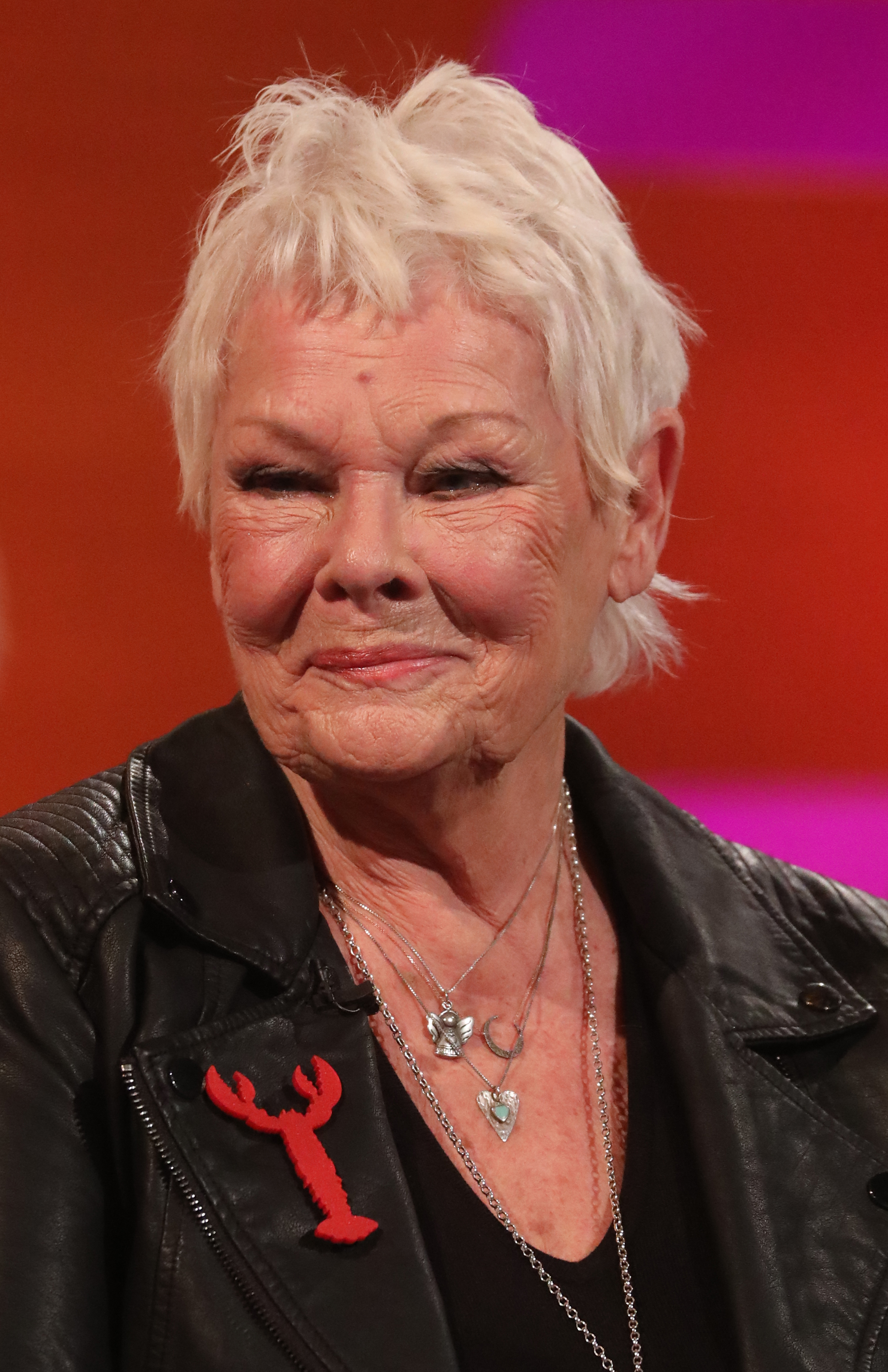 Judi Dench during the filming for the "Graham Norton Show" at BBC Studioworks 6 Television Centre on December 12, 2019, in Wood Lane, London. | Source: Getty Images