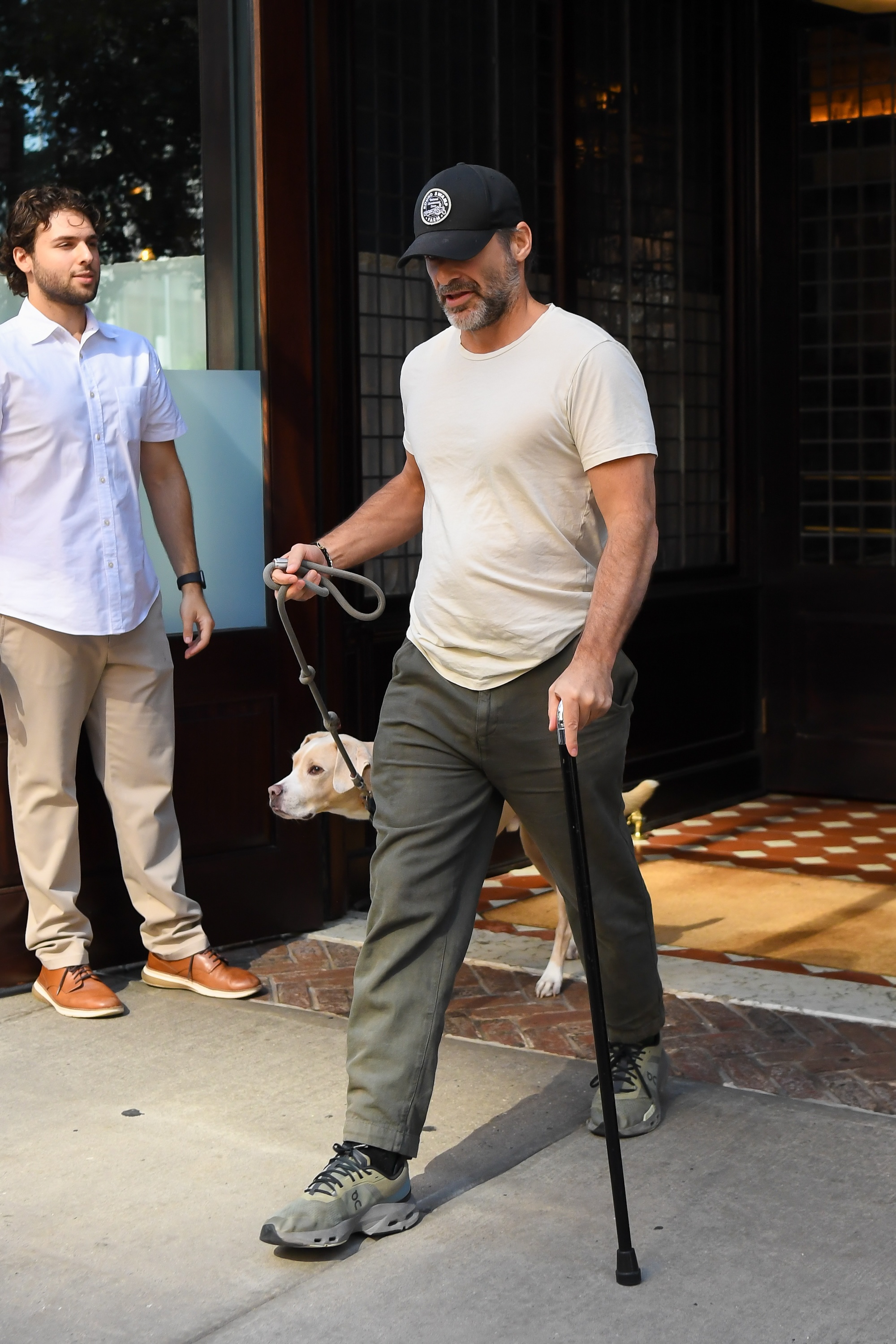 Jim Curtis is seen out and about in Manhattan on August 8, 2025 in New York City. | Source: Getty Images
