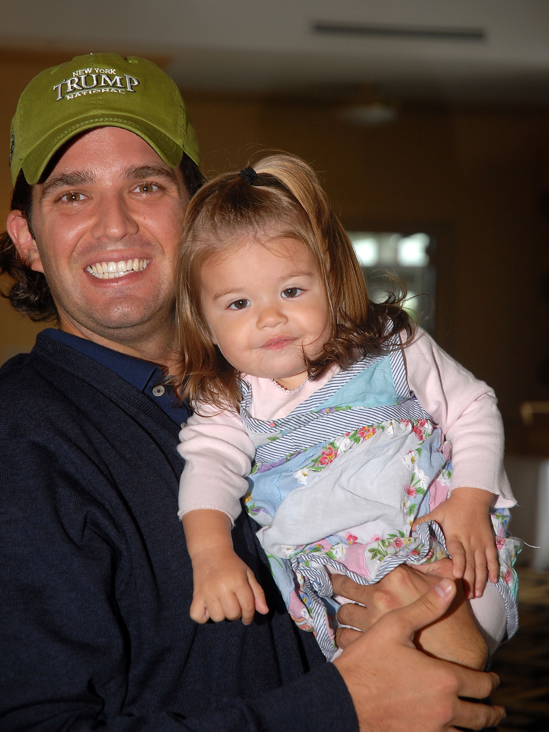 As Kai Trump grew, her hair started lightening naturally, but it was not a bright blonde. At this event, she was taken by Donald Trump Jr. to the Eric Trump Foundation Golf Outing at the Trump National Golf Club on September 16, 2008, in Westchester, New York.