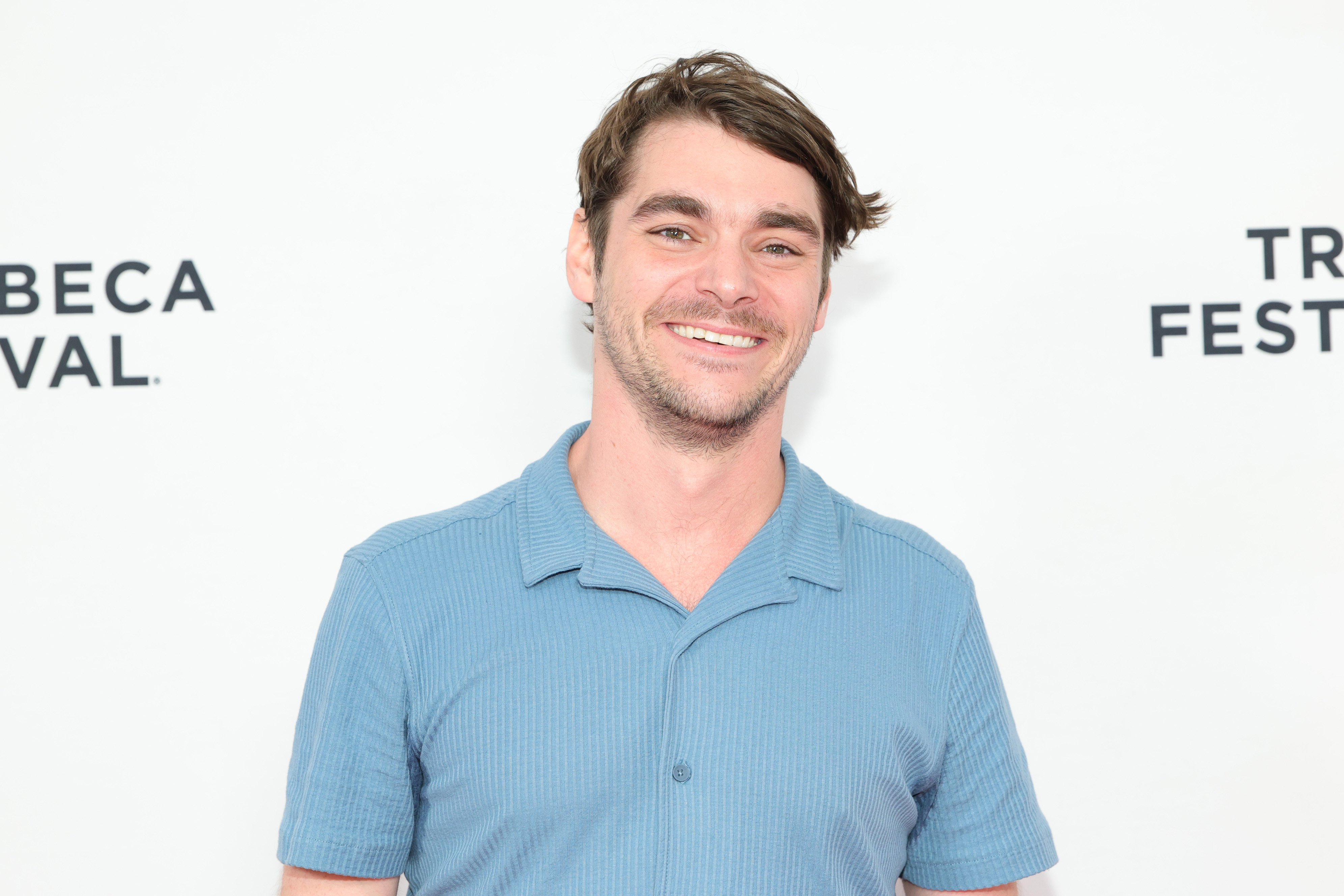 RJ Mitte attends the "Animals In War" premiere during the 2025 Tribeca Festival at Village East Cinema on June 8 in New York City. | Source: Getty Images