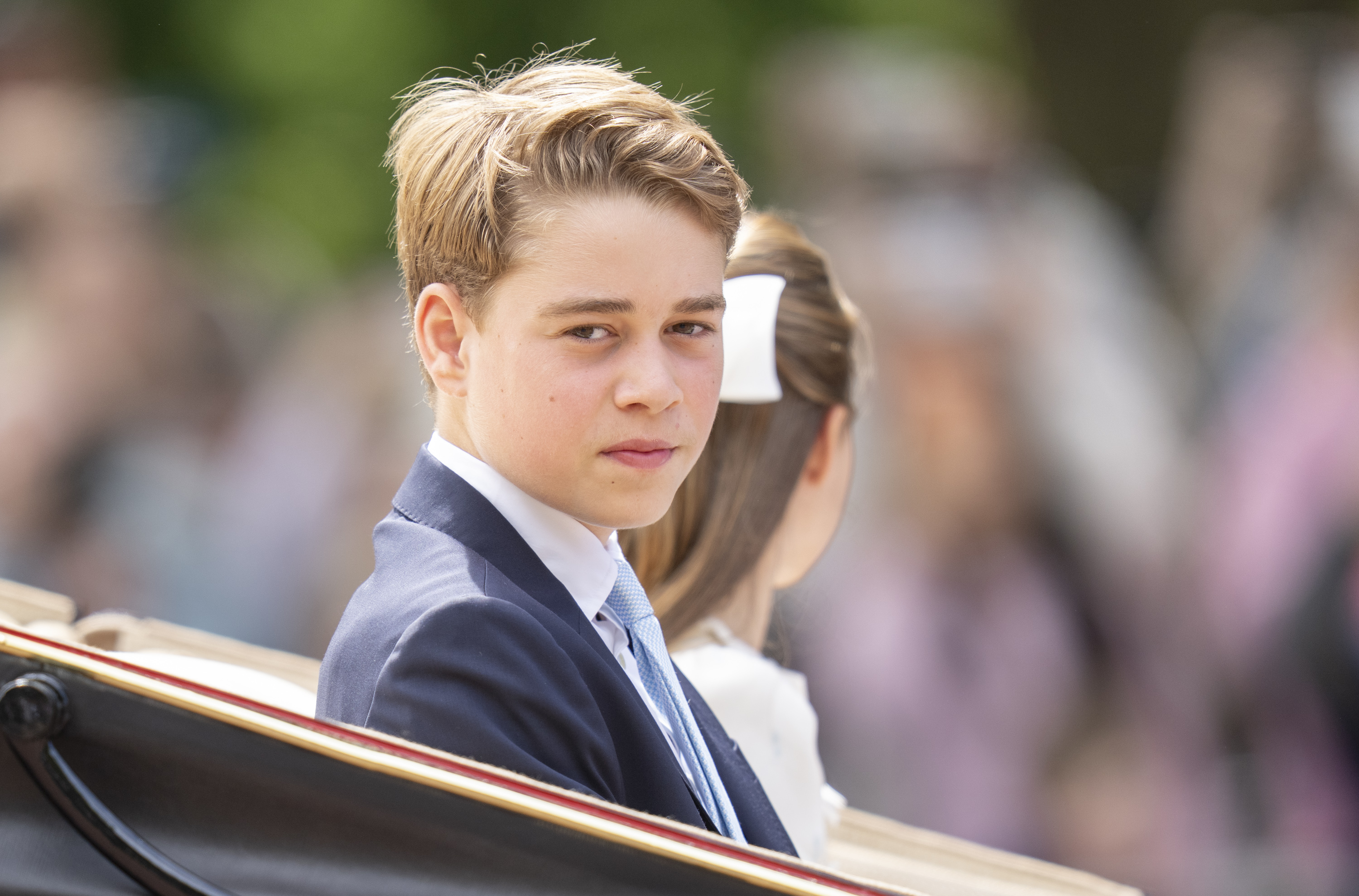 Prince George of Wales during Trooping The Colour 2026 on June 13 in London, England. | Source: Getty Images