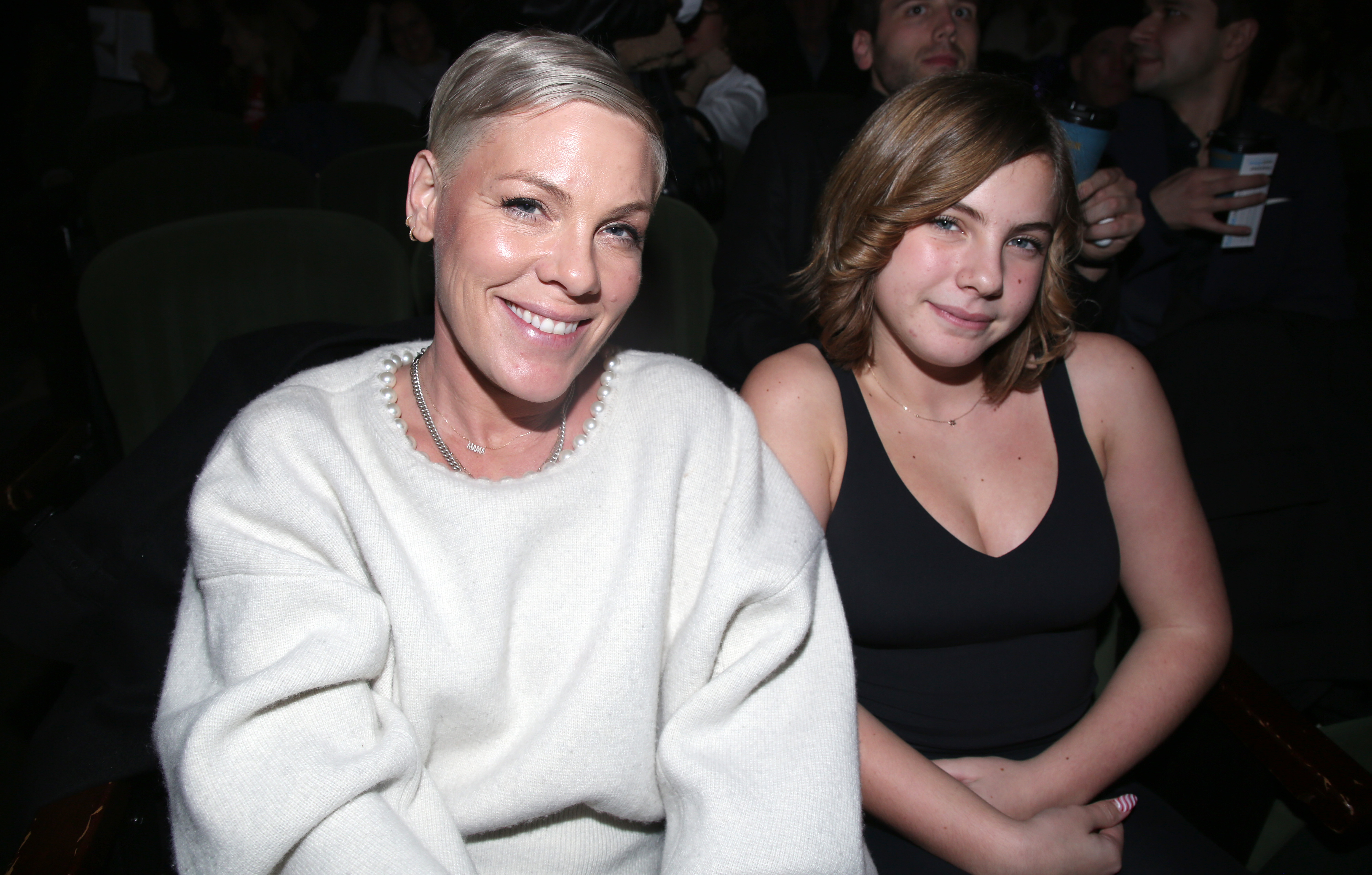 P!nk and Willow attended the gala performance of "All Out: Comedy About Ambition" in New York City. Sitting together at the event, the mother-daughter duo drew attention to their growing resemblance, with Willow appearing more mature than ever as she joined her mother for the special evening.