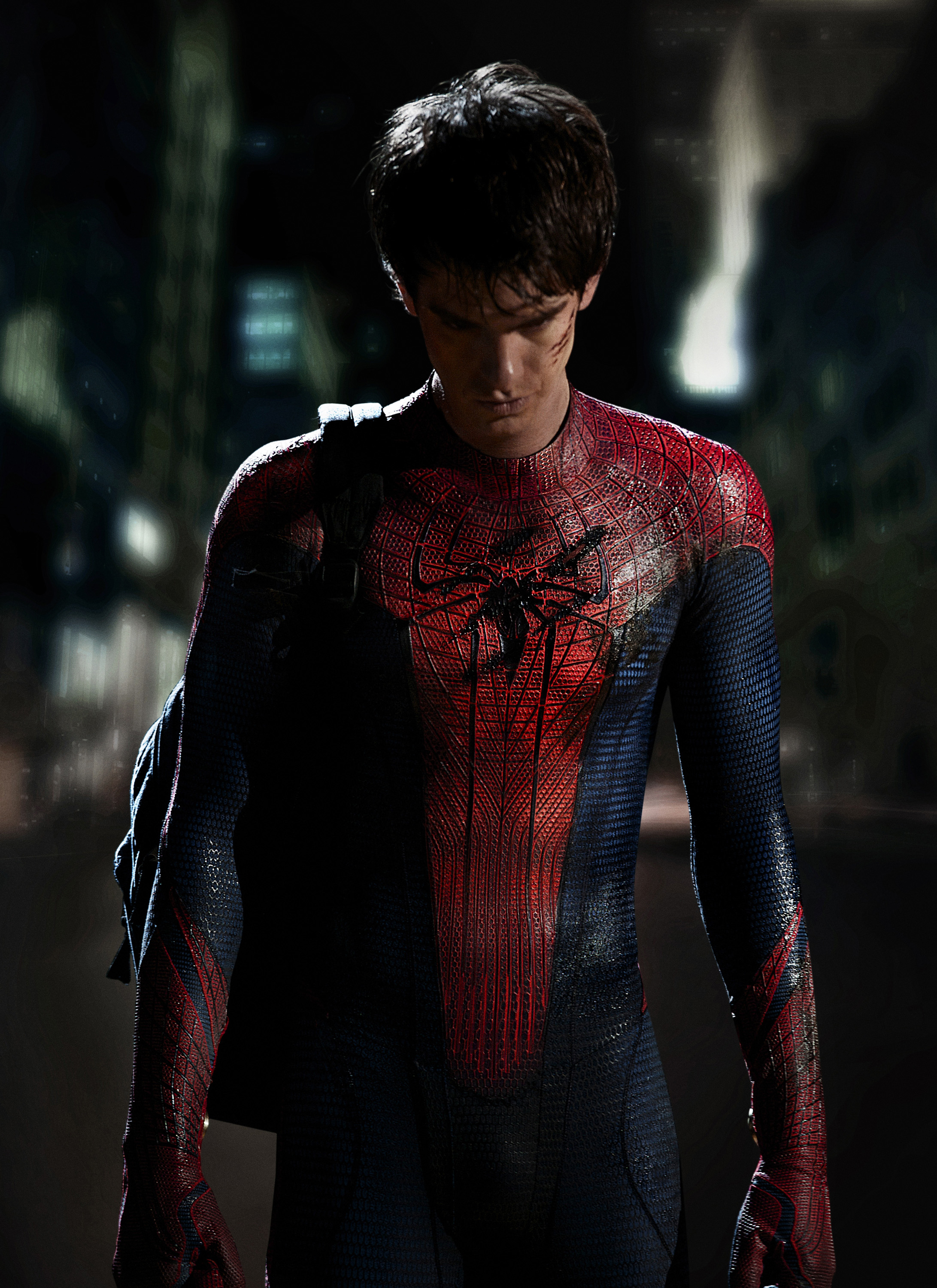 Columbia Pictures releases the first image of Andrew Garfield as Spider-Man in 2011. | Source: Getty Images