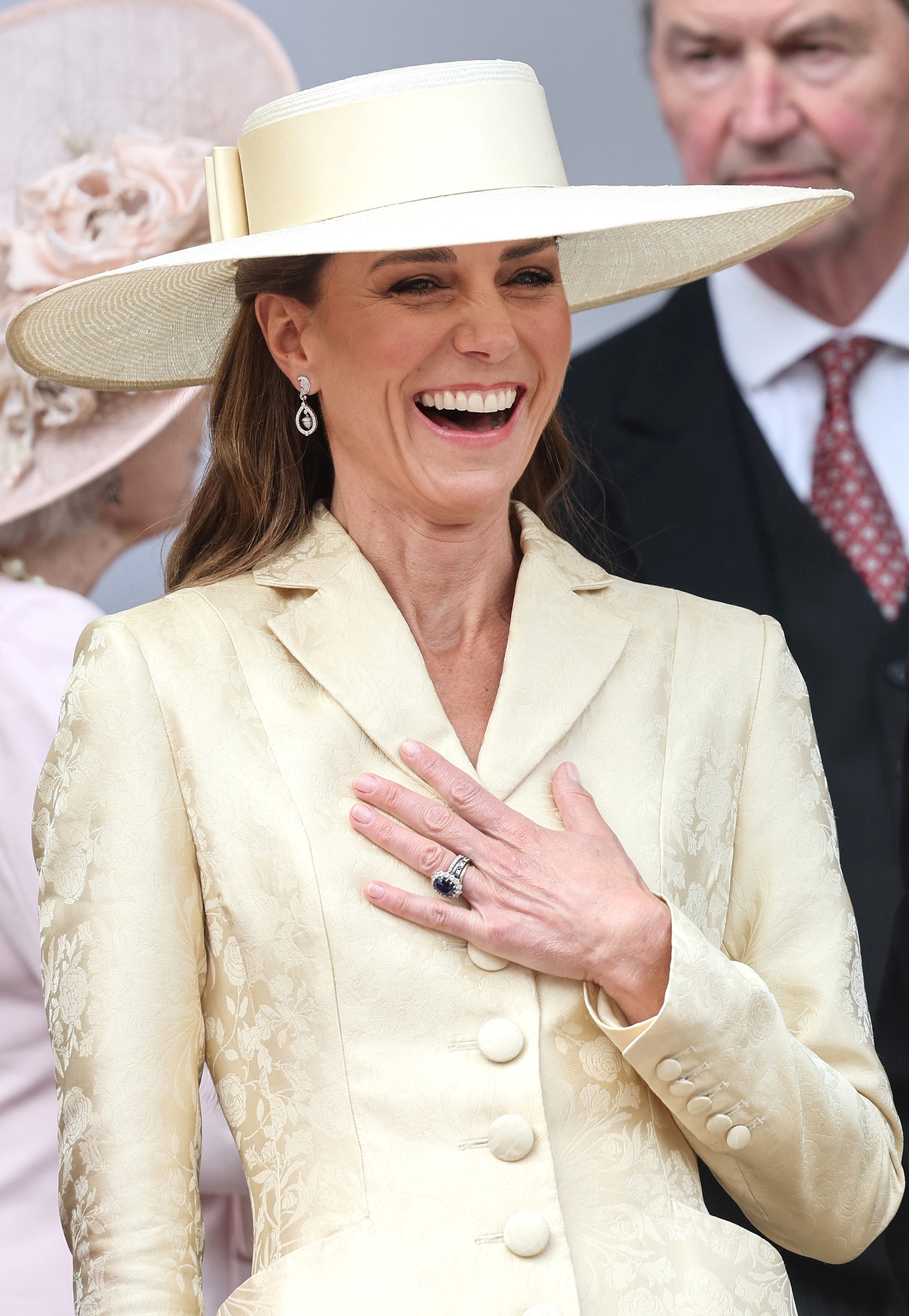 Catherine, Princess of Wales attends the annual Order of the Garter service at St. George's Chapel in Windsor Castle on June 15, 2026 London, England. | Source: Getty Images