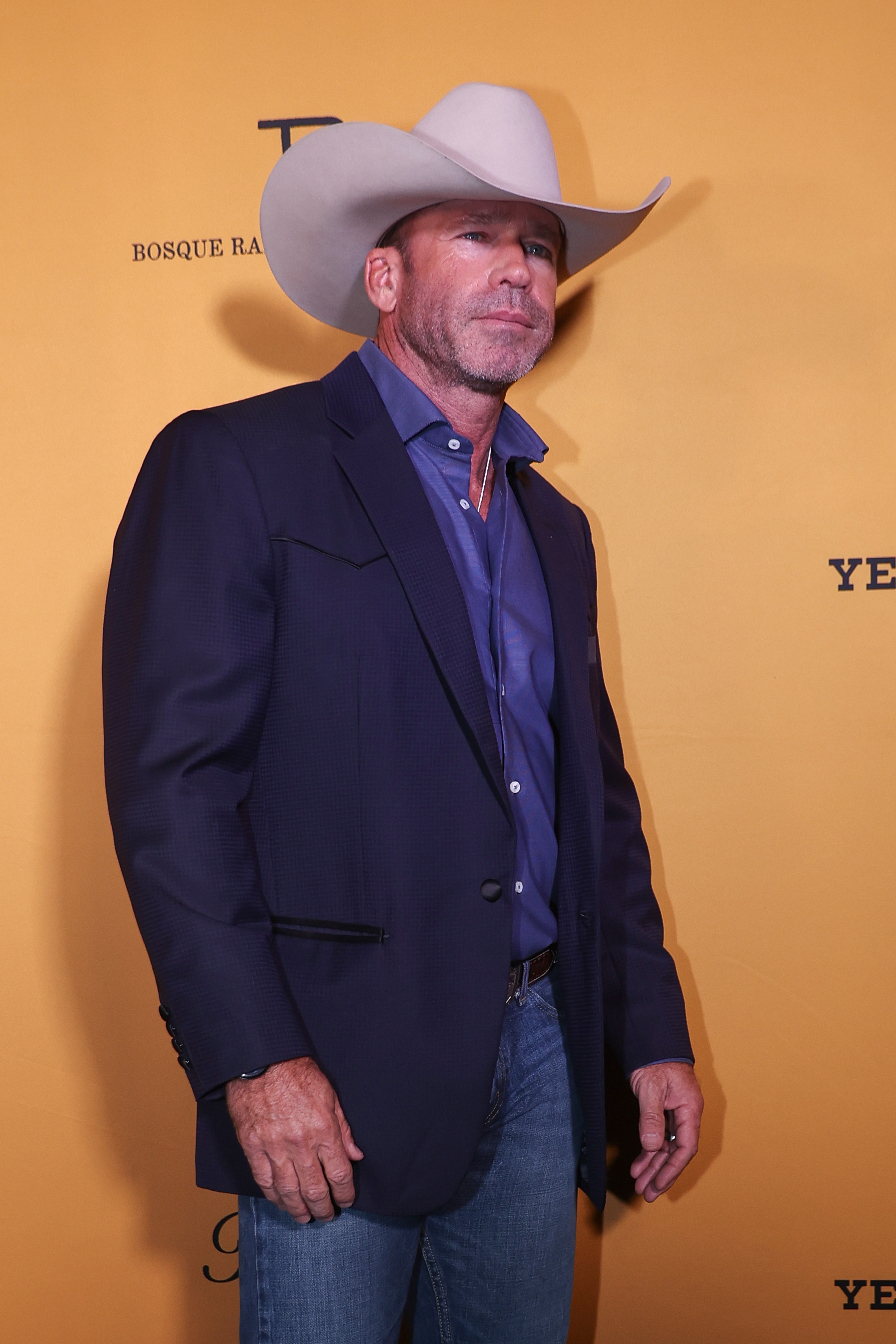 Taylor Sheridan attends the black carpet during "Yellowstone" Season 5 Fort Worth Premiere at Hotel Drover on November 13, 2022 in Fort Worth, Texas. | Source: Getty Images