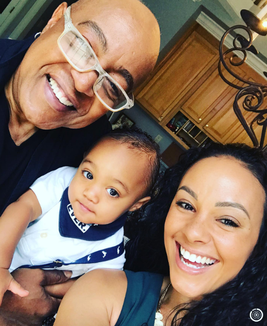 Peabo Bryson was 66 years old when his son, Robert, was born. On this occasion, they posed together for a picture shared to social media on April 27, 2020 | Source: Instagram/tanyabryson411