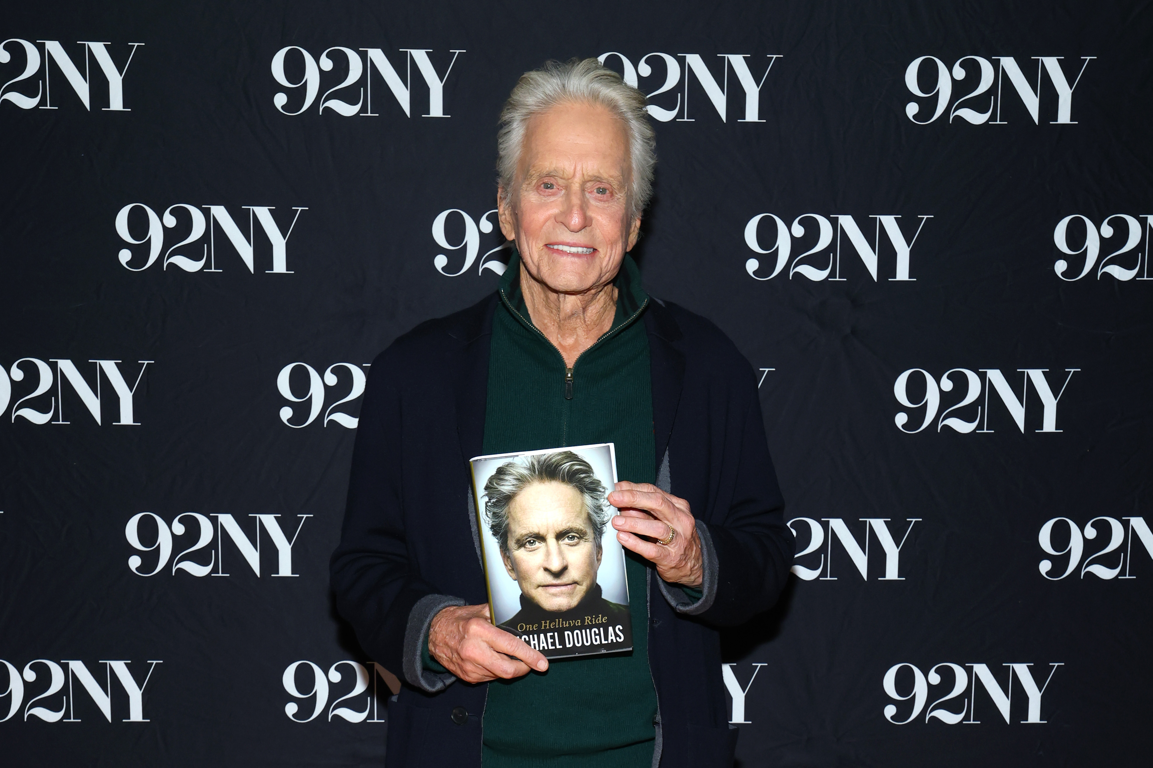 Michael Douglas poses for a photo during Michael Douglas In Conversation: One Helluva Ride at 92NY on October 6, 2026 in New York City. | Source: Getty Images