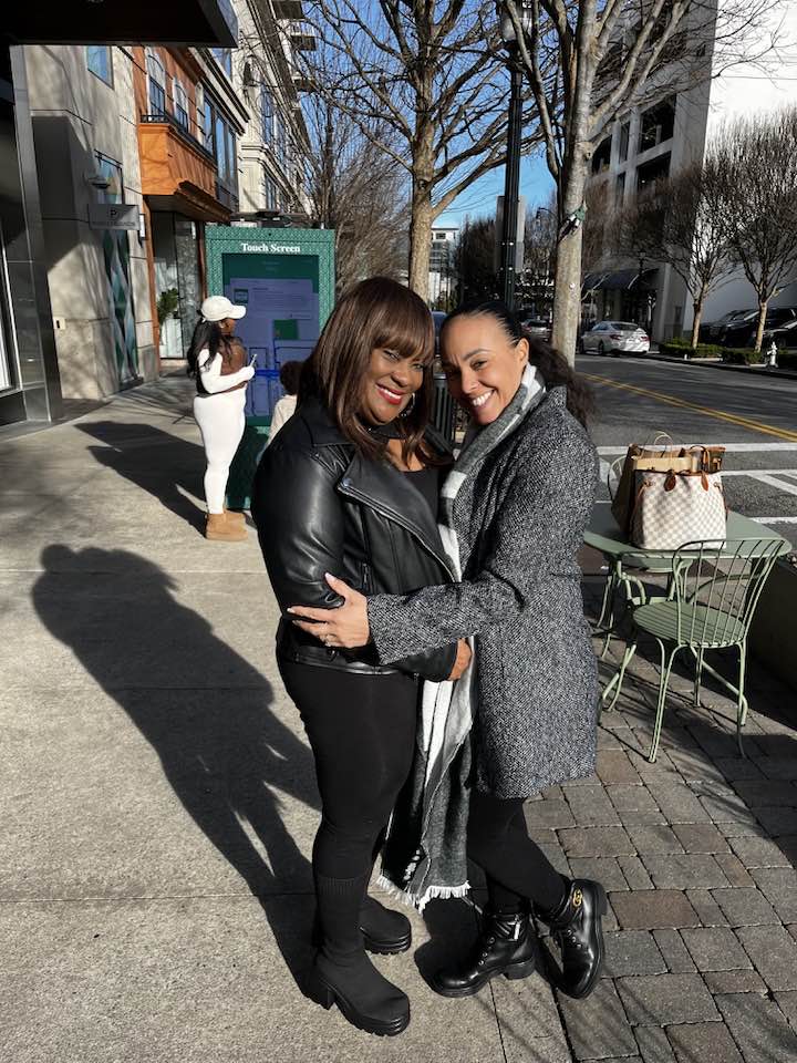 His daughter Linda provided him with the joy of grandchildren during his lifetime. On this occasion, she and one of her daughters posed for a picture shared to social media on February 20, 2024 | Source: Facebook/Linda Bryson-Thigpen