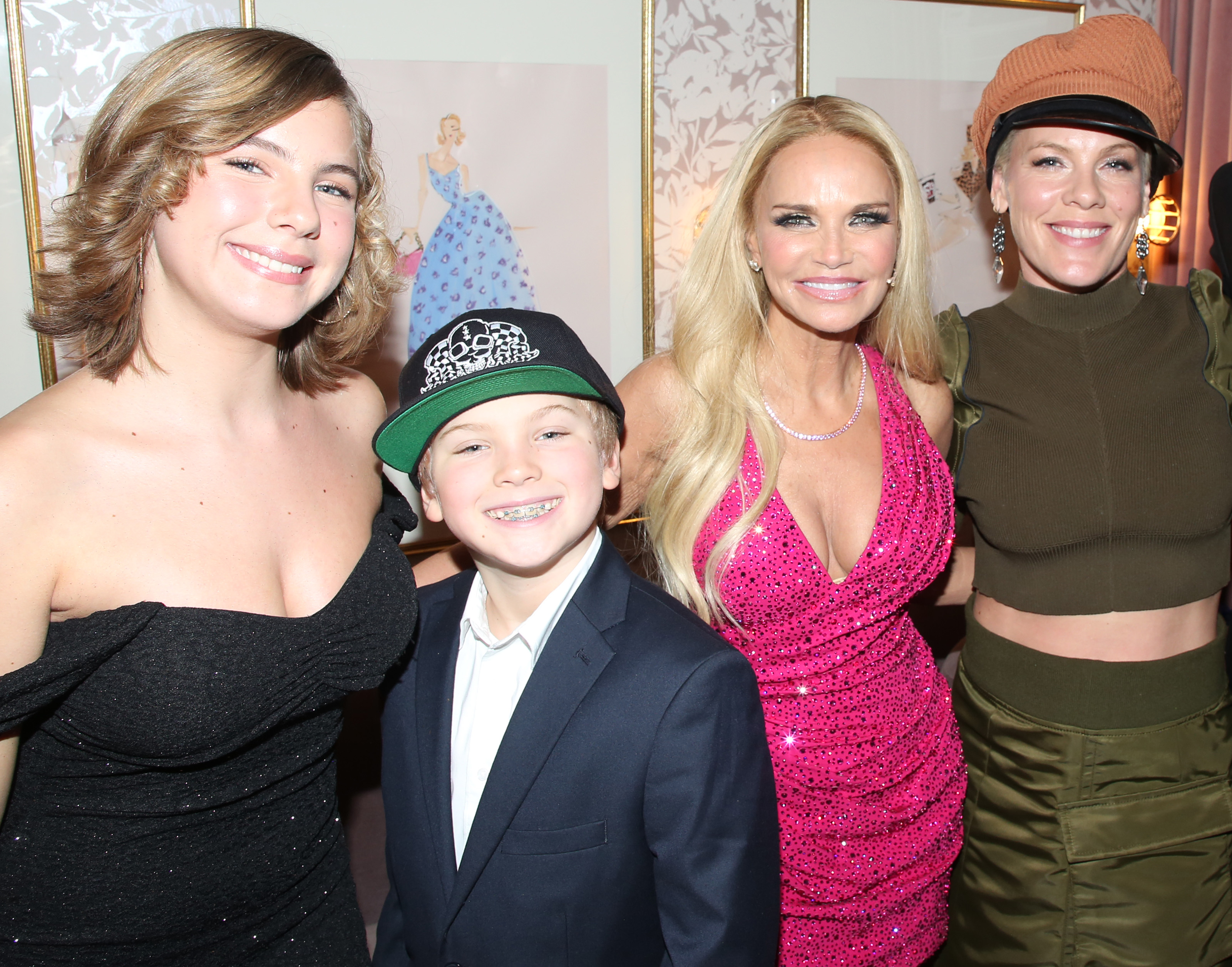Willow and Jameson joined P!nk backstage at the opening night of Broadway's "The Queen of Versailles" in New York City. By this point, both siblings looked almost unrecognizable from their toddler years, with Willow appearing poised and grown-up while Jameson flashed a wide smile beside his mother and actress Kristin Chenoweth.