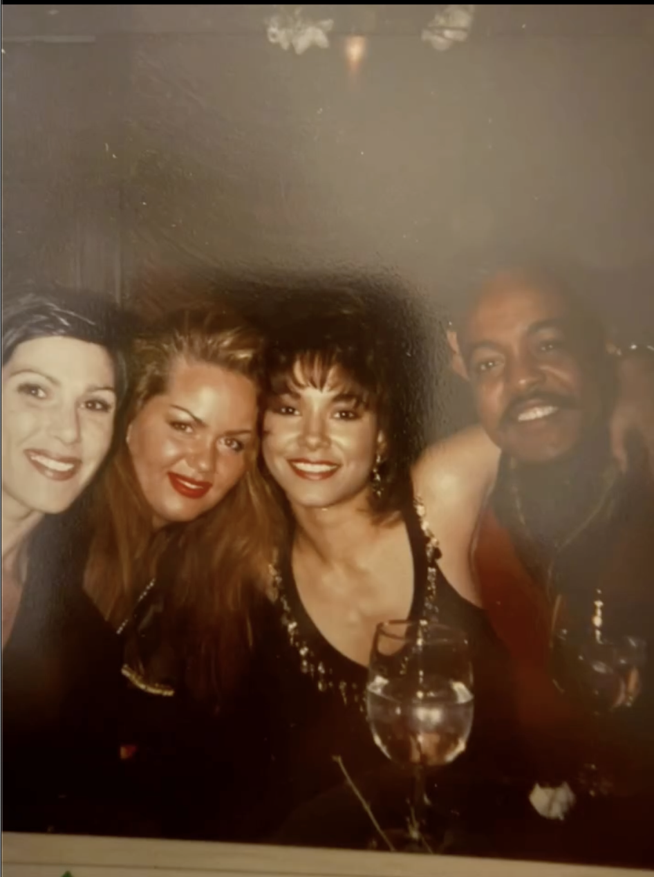 Based on how she spoke about him after news of his passing broke, it was clear they shared a deep fondness for each other. At this event, they posed with friends at a bar in a photo taken from a tribute reel shared to social media on June 2, 2026 | Source: Facebook/Angela Thigpen