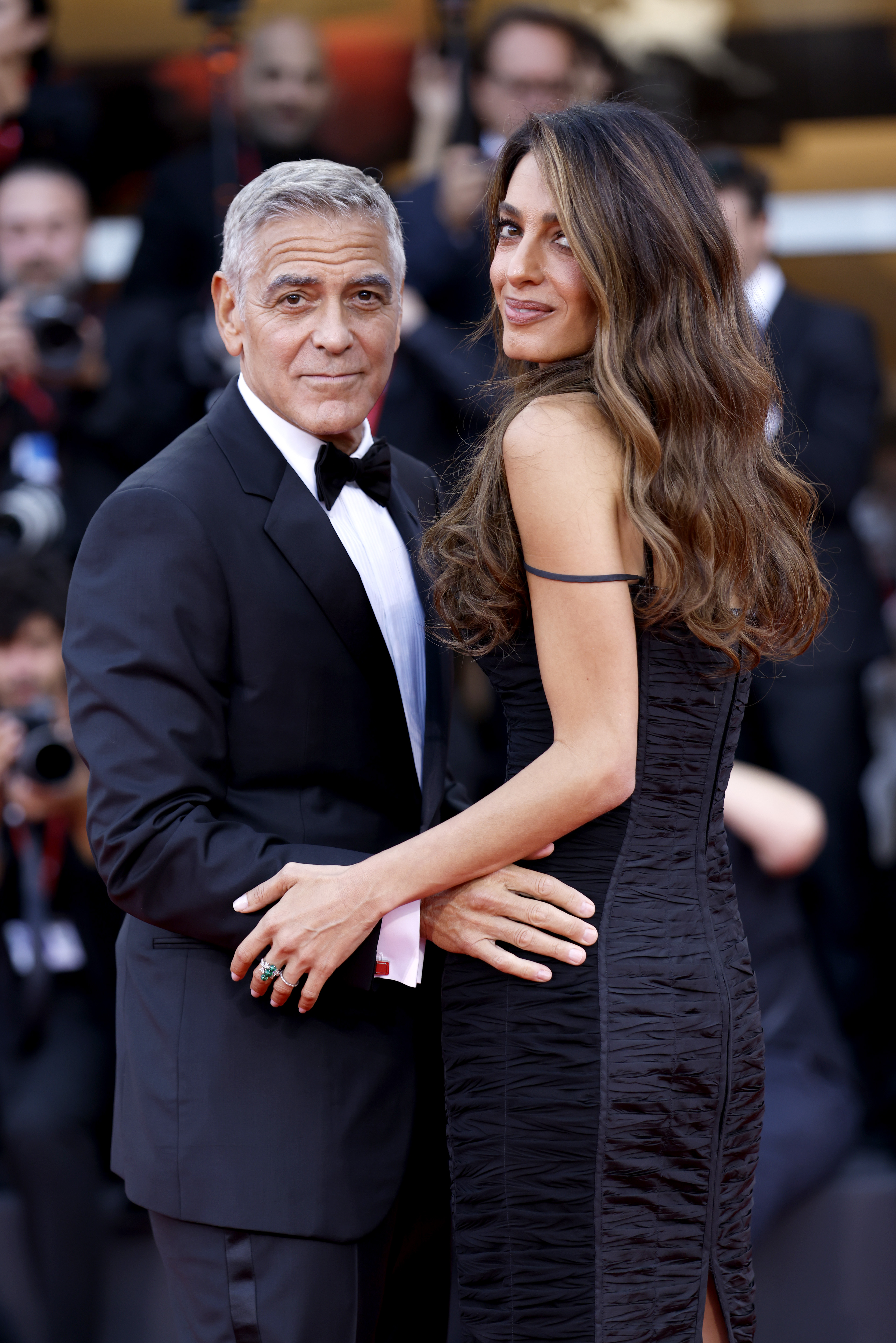 George Clooney and Amal Clooney attend the "Ink" Screening and 2026 Opening Red Carpet during the 83rd Venice International Film Festival at Sala Grande on September 2 in Venice, Italy. | Source: Getty Images