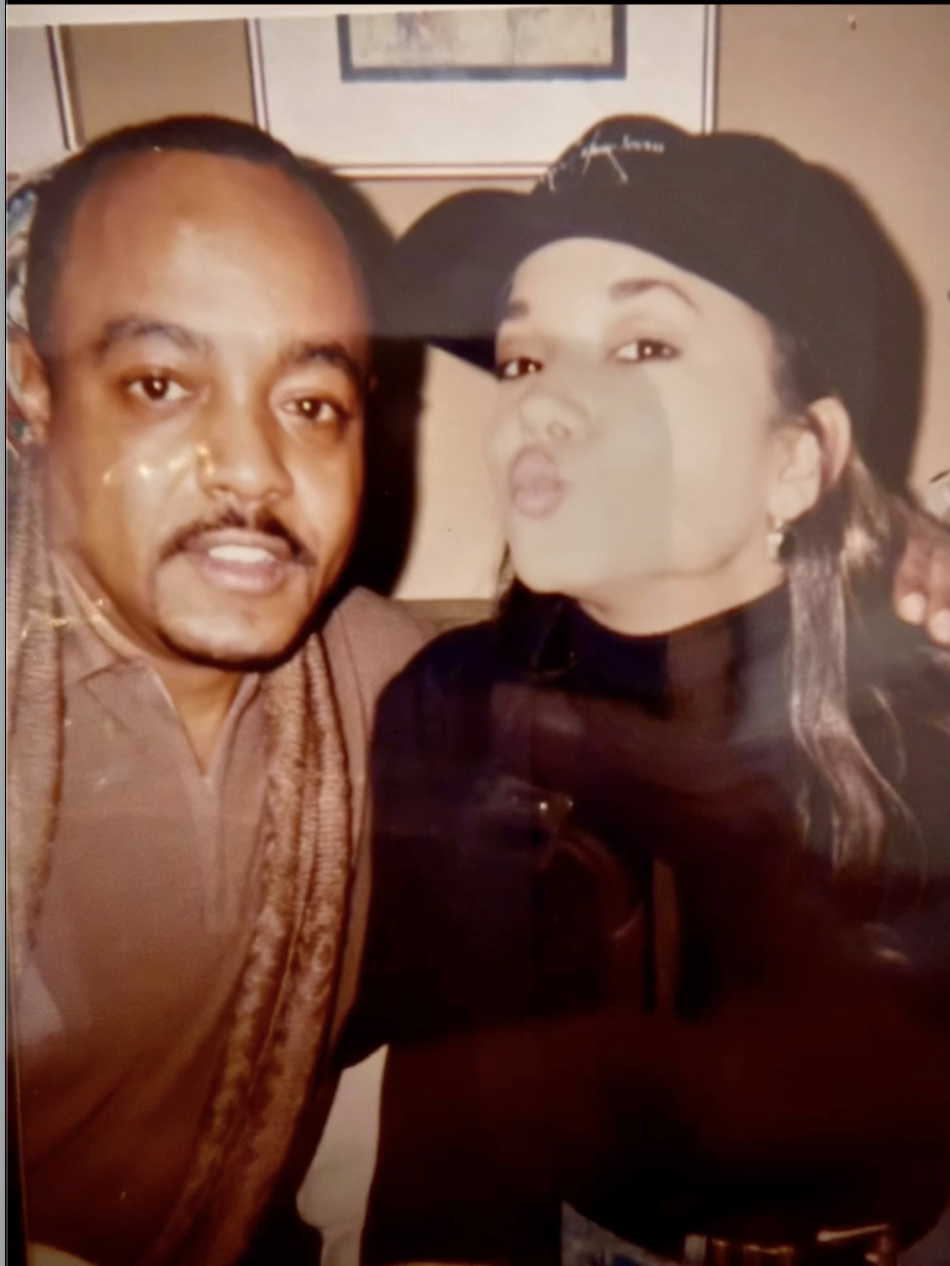 Whatever transpired between Angela and Peabo most likely ended amicably for her to speak about him with such fond words. In this photo, they posed goofily together in a photo taken from a tribute reel shared to social media on June 2, 2026 | Source: Facebook/Angela Thigpen