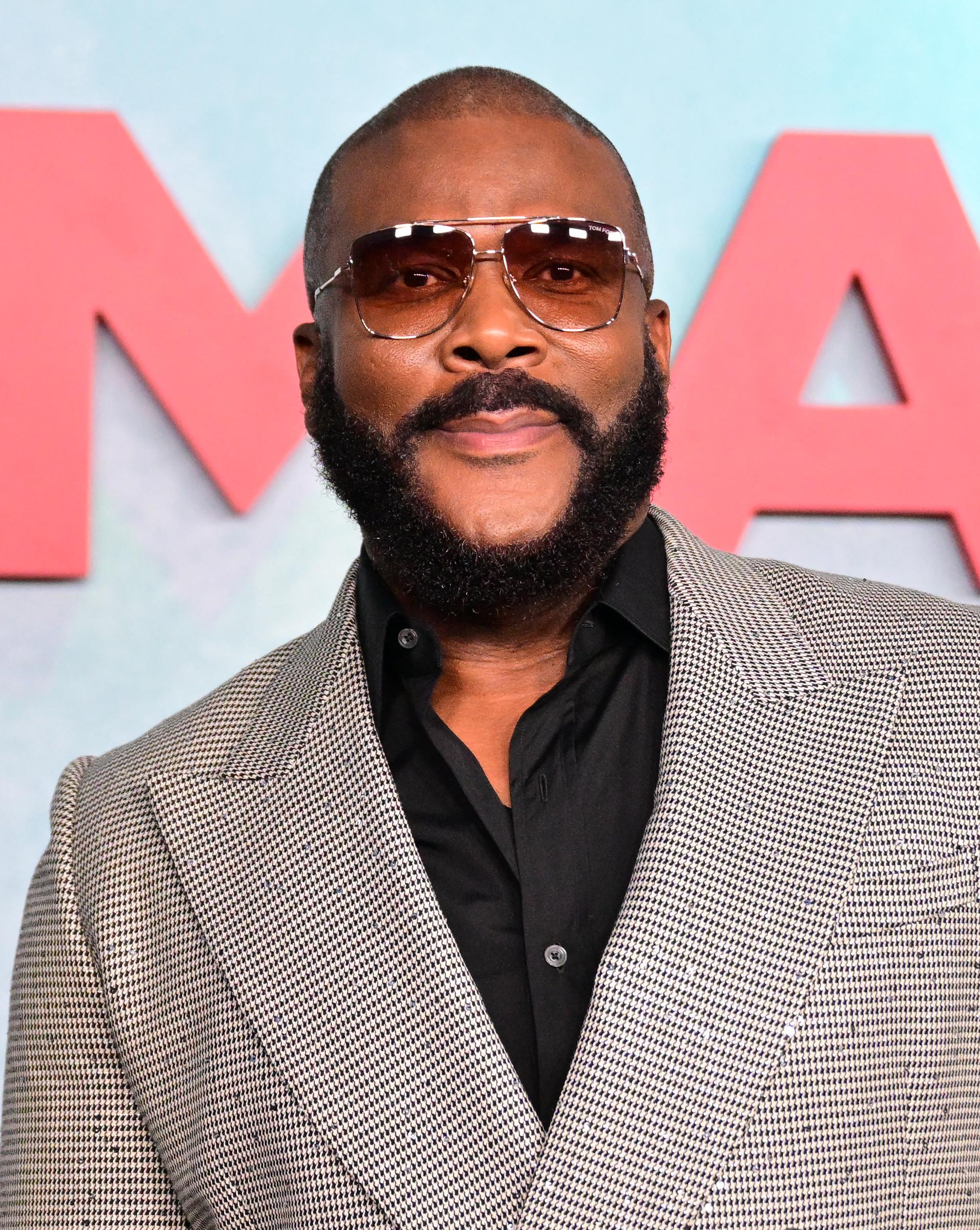 Tyler Perry attends the premiere of Netflix's "Why Did I Get Married Again?" at the Harmony Gold Theatre on September 8, 2026 in Los Angeles, California. | Source: Getty Images